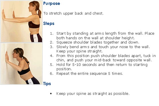 Neck and back exercises - easy peasy ones, Chiropractor North Sydney